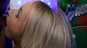 khalamite and chloe chevalier’s perfect asses get double penetrated in front of a cuckold in costume