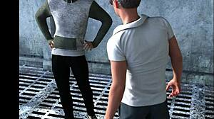 Hardcore Femdom Game Ending 1: Mistress Humiliates Submissive Slave