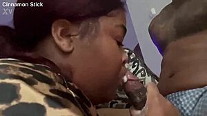 Velik izliv v usta 2023 z mokrim BBW pičkanjem