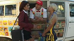 Hey, two hot cheerleaders ready for your big hard cock!