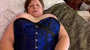 Granny Carmen’s Vibrator Thrusts Hard, Wanna See Her Wild Orgasm?