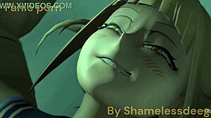 hey, watch toga face off with deku and get a massive load!