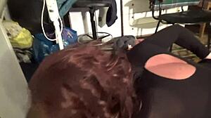 Italian milf enjoys group blowjob fun with amateurs