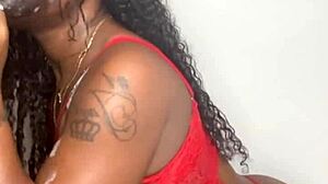 stepbrother gets his big black cock sucked by keisha minaj