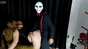 Jigsaw Fucks Blonde MILF Hard