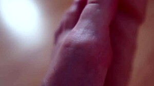 Babe Pounds Pussy with Feet