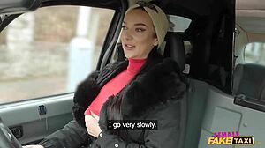 Female fake taxi driver Lady Gang with big tits rides hard. Czech brunette gives passionate blowjob in hardcore outdoor action! 😈