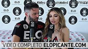Watch Elo podcast sucking Veve Valencia's big tits.