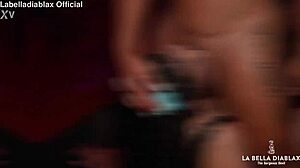 Big Booty Black Girls Dominate Massive Shaft in Wild Show