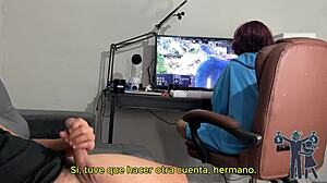 Ъх, рискувах всичко, показвайки си кура, включени испански субтитри!