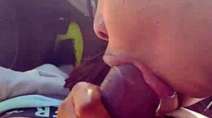 big dick nuts in her mouth