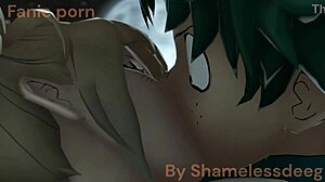 hey, watch toga face off with deku and get a massive load!