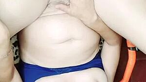 She feels the huge cock deep inside, cum shooting out