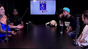 public teen couple films squirting while holding hands.