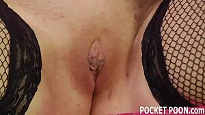 Redhead enjoys mature interactions in stockings