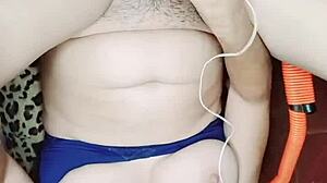 She feels the huge cock deep inside, cum shooting out