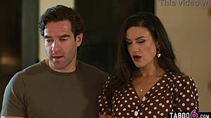 Holly Day, exchange student, needs a spanking after misbehaving in wild threesome.