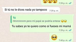 My stepmom gets so horny chatting online with me!