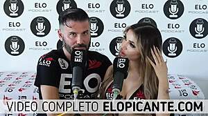 Watch Elo podcast sucking Veve Valencia's big tits.