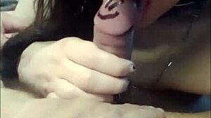 Colombian Trans Erika Sucks Cock in Hot Oral Date