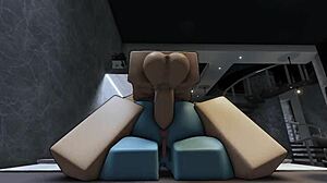 having rough sex with hot demon in roblox?