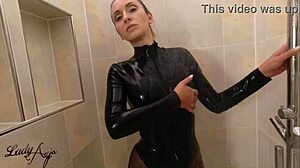 Care to watch your mistress tease in latex and nylon?