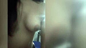 having homemade sex with cute 18-year-old girl in cowgirl and anal