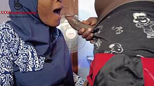 Horny Hijab Teacher Begs Black Student for Desk Action!