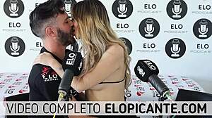 Watch Elo podcast sucking Veve Valencia's big tits.