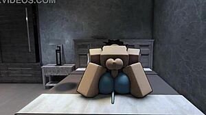 having rough sex with hot demon in roblox?