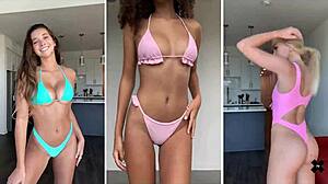 Why tease in Boutinela bikini compilation?