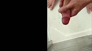 Showering My Dick In Bathroom