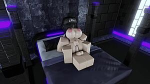 She begged for a video fuck on Roblox