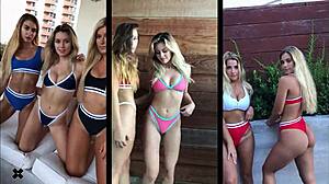 Why tease in Boutinela bikini compilation?