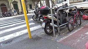 Italian milf enjoys group blowjob fun with amateurs