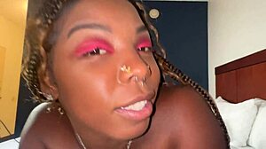 Lucy Hayz and Sascha Stage raw ebony threesome