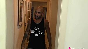 Naughty Boss Pays Helpers with Raw Blowjob and Bareback Sex