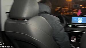 Sexy thief caught red-handed and fucked bent over in homemade close-up