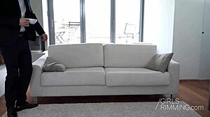 Threesome Rimjob Orgy with Wild Group Action