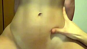 Damn! Amateur cowgirl with perfect tits rides hard in dorm!