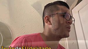 Skinny Latina Banged After Being Caught Masturbating