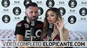 Watch Elo podcast sucking Veve Valencia's big tits.