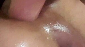 Tight Shemale Stretches with Huge 11-Inch Dildo! 😍