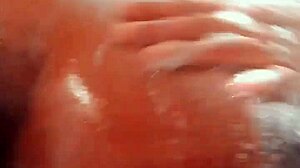 Soapy Tits on Natural Ebony Beauty - Oh My God, What a Sight to See!