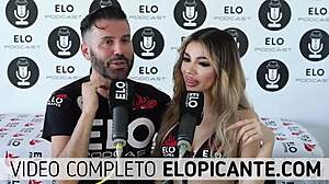 Watch Elo podcast sucking Veve Valencia's big tits.