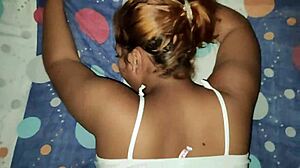 a-r-c-p gets fucked doggy style on bed edge, big ass bouncing 😈