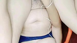 She feels the huge cock deep inside, cum shooting out