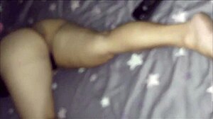 spying on my curvy stepmom while she sleeps