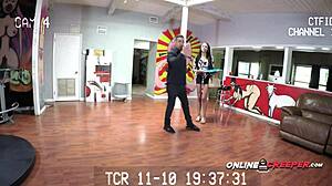 Wow, Bethany Gets Tied Up and Banged Hard by Bruno’s Huge Cock!