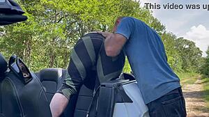 Wickedphoenix Curvy Milf Gets Pussy Licked in Car